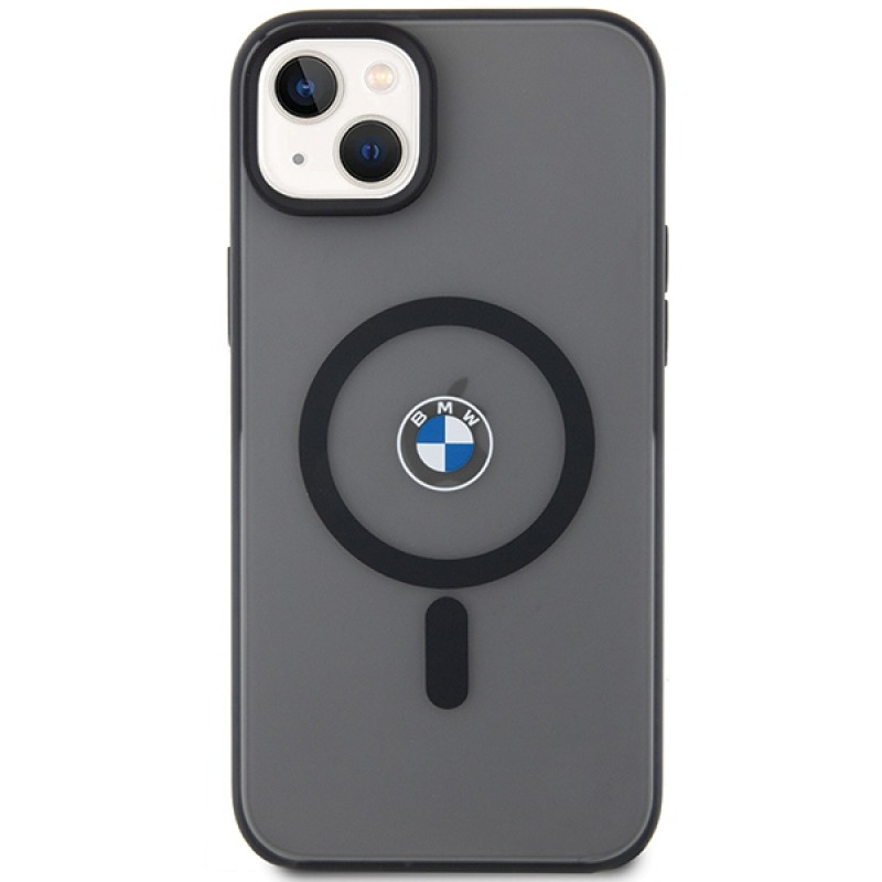 BMW BMHMP14MDSLK Signature MagSafe kõva ümbris, sobib mudelile Apple iPhone 14 Plus / 15 Plus, must