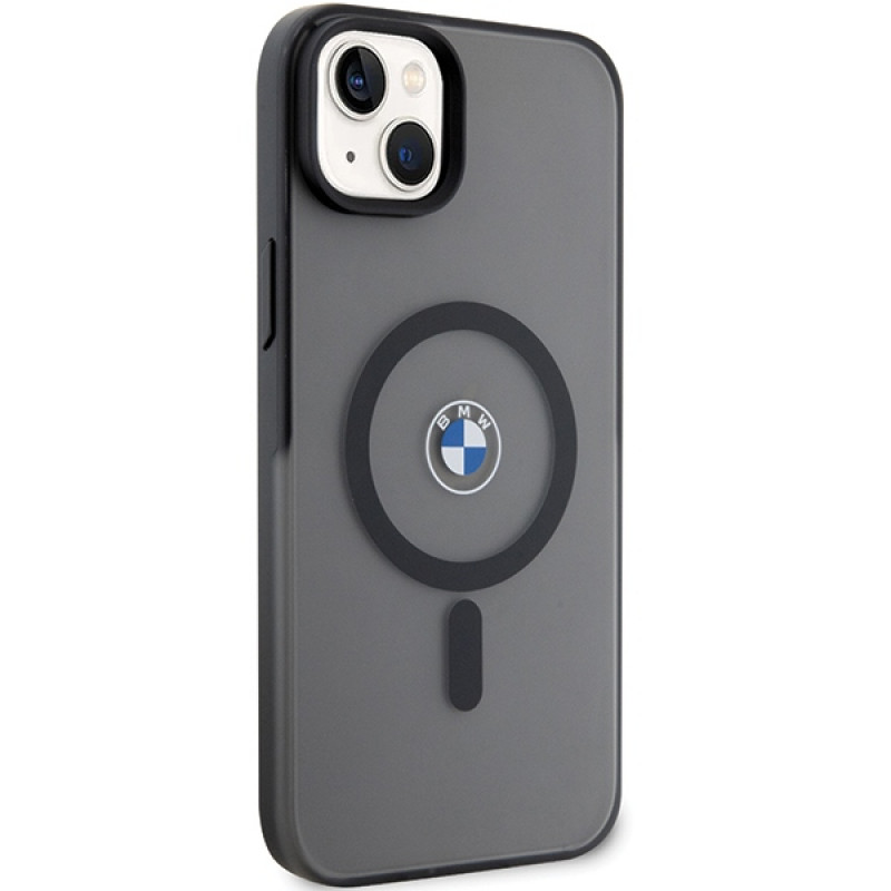 BMW BMHMP14MDSLK Signature MagSafe kõva ümbris, sobib mudelile Apple iPhone 14 Plus / 15 Plus, must