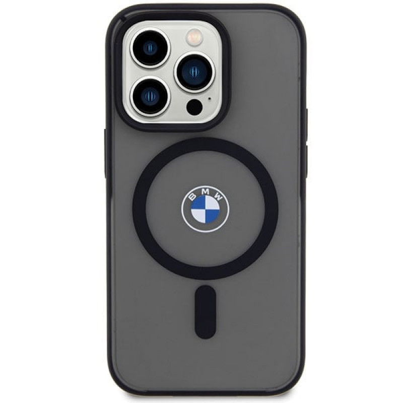 BMW BMHMP14LDSLK Signature MagSafe kõva ümbris, sobib mudelile Apple iPhone 14 Pro, must