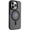 BMW BMHMP14LDSLK Signature MagSafe kõva ümbris, sobib mudelile Apple iPhone 14 Pro, must