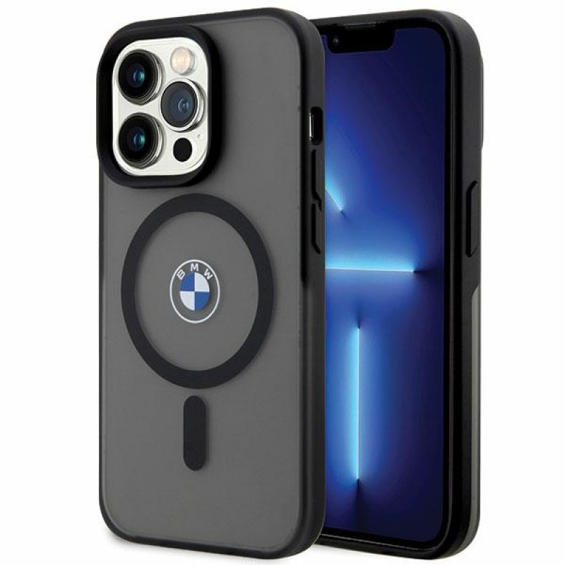 BMW BMHMP14XDSLK Signature MagSafe kõva ümbris, sobib mudelile Apple iPhone 14 Pro Max, must
