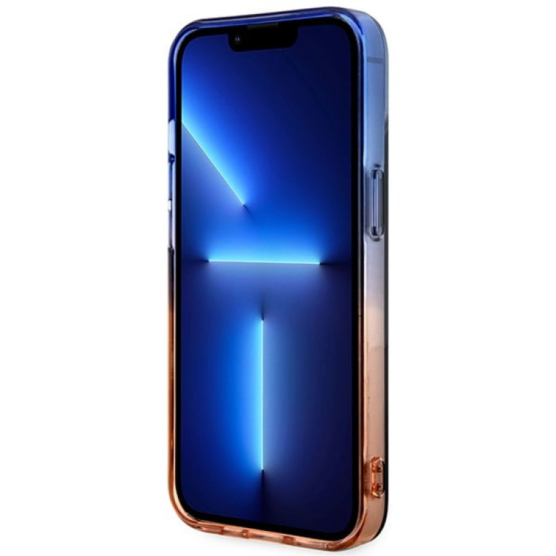 BMW BMHMP14MHTGE Gradient Bumper MagSafe kõva ümbris, sobib mudelile Apple iPhone 14 Plus / 15 Plus, hall