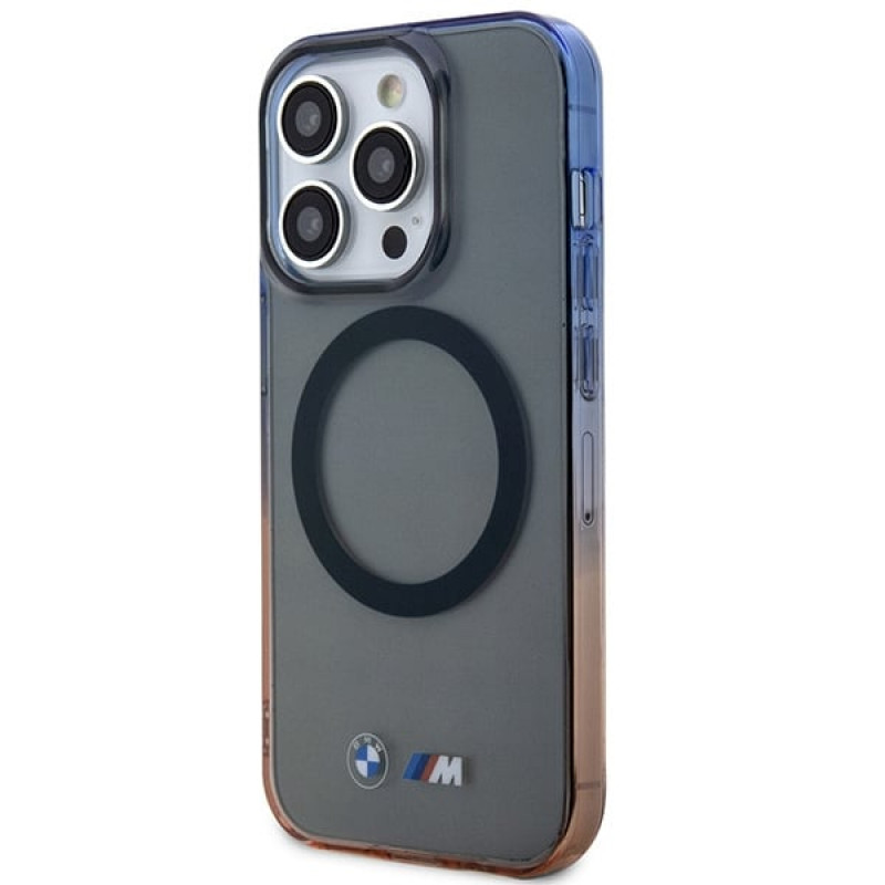 BMW BMHMP14LHTGE Gradient Bumper MagSafe kõva ümbris, sobib mudelile Apple iPhone 14 Pro, hall