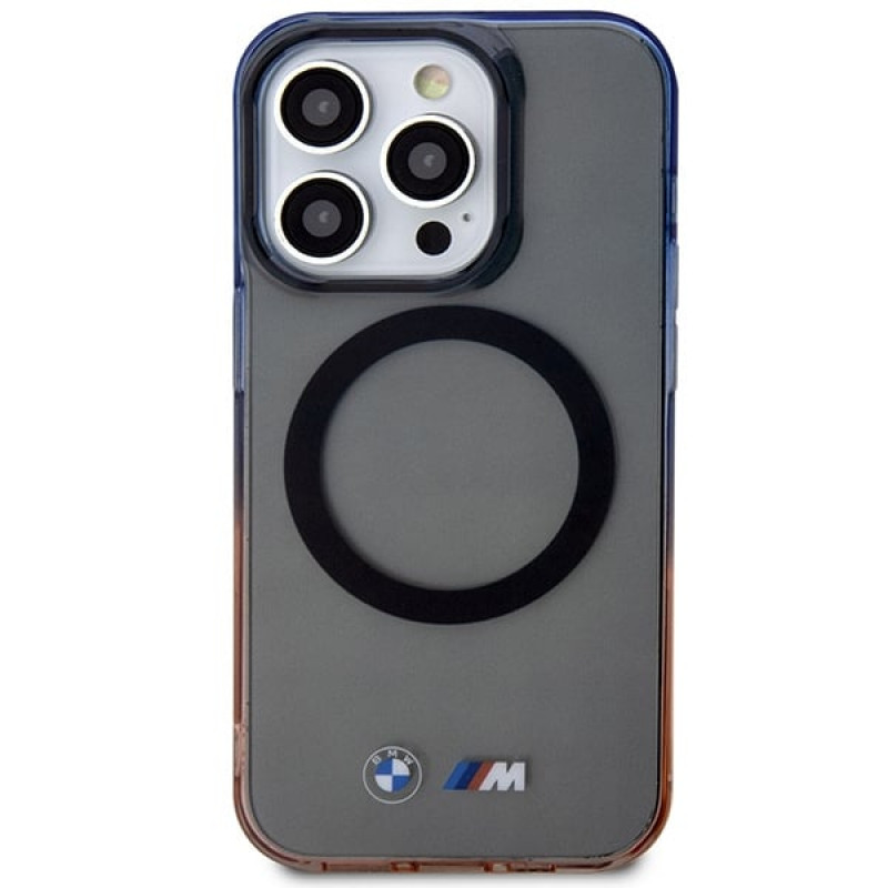 BMW BMHMP14LHTGE Gradient Bumper MagSafe kõva ümbris, sobib mudelile Apple iPhone 14 Pro, hall