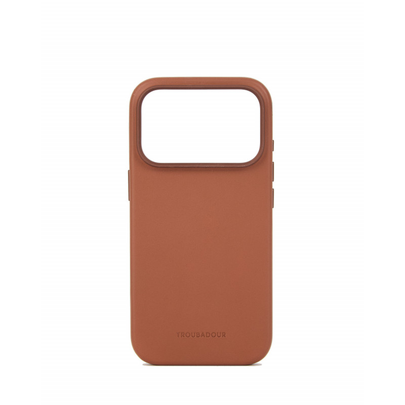 Mujjo Troubadour nahkümbris Apple iPhone 18 Pro / 17 Pro jaoks, MagSafe, helepruun
