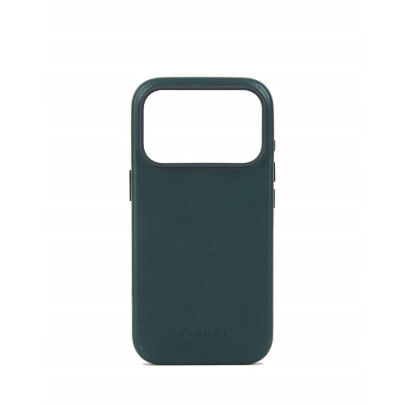 Mujjo Troubadour nahkümbris Apple iPhone 18 Pro / 17 Pro jaoks, MagSafe, obsidiaanroheline