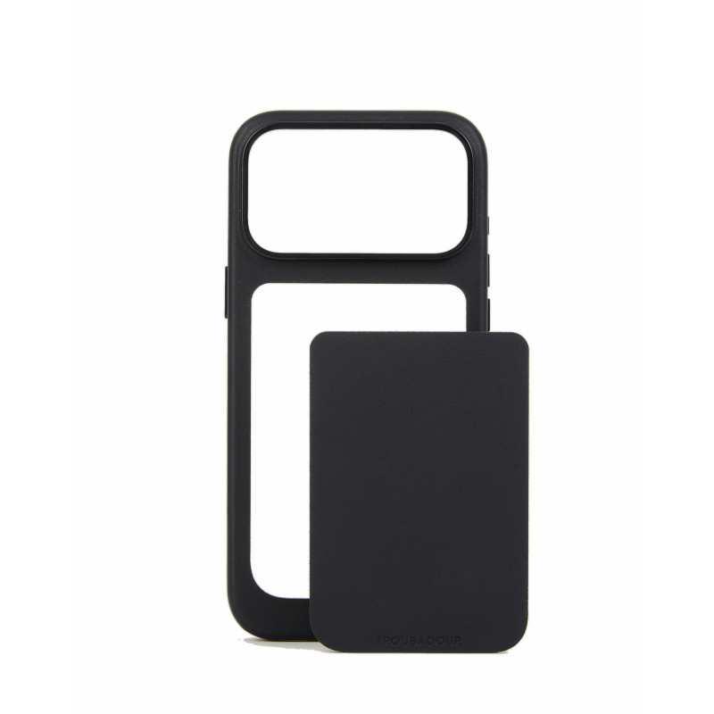Mujjo Troubadour Modular Leather Case nahkümbris Apple iPhone 18 Pro Max / 17 Pro Max jaoks, MagSafe, must