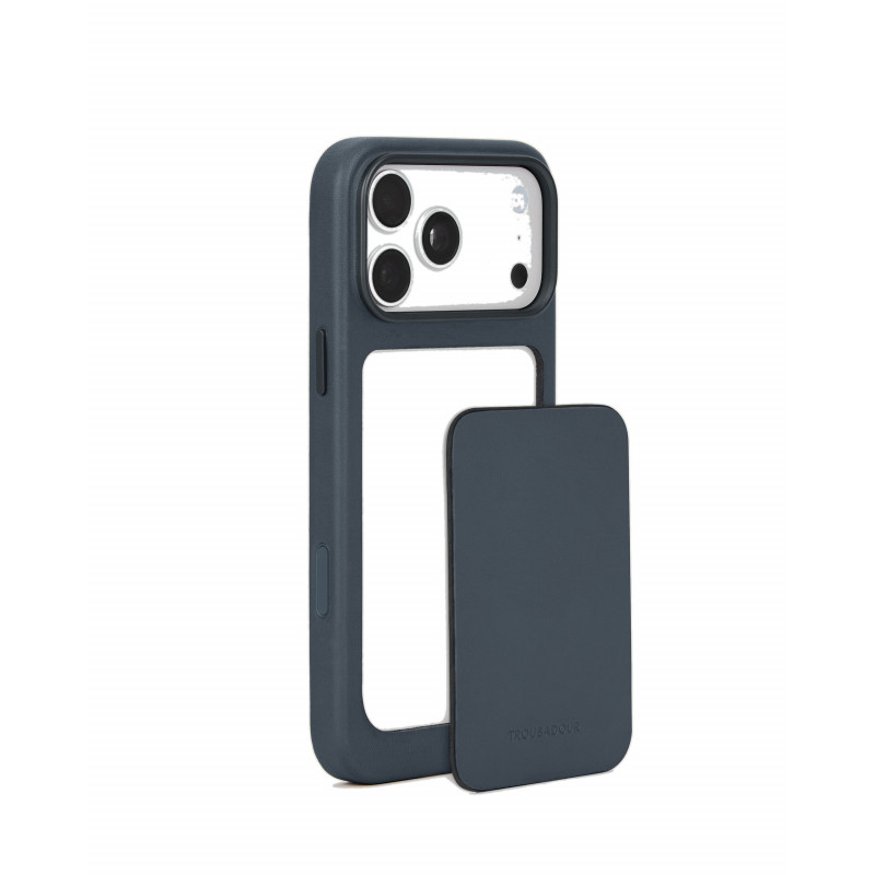 Mujjo Troubadour Modular Leather Case nahkümbris Apple iPhone 18 Pro Max / 17 Pro Max jaoks, MagSafe, basalt