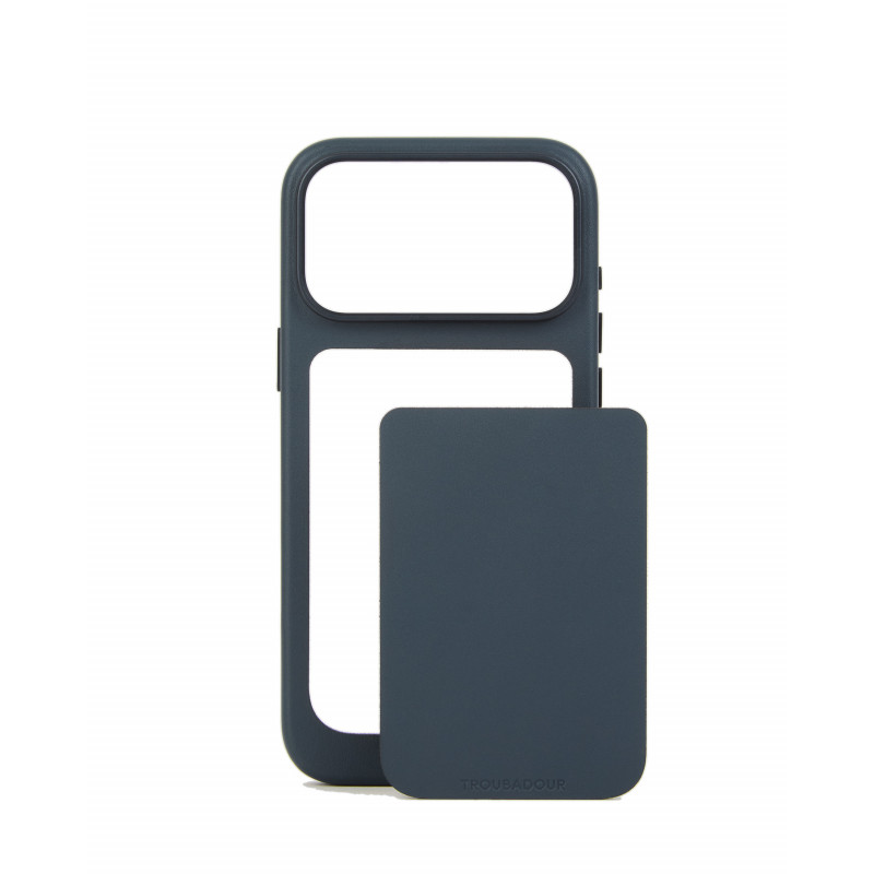 Mujjo Troubadour Modular Leather Case nahkümbris Apple iPhone 18 Pro Max / 17 Pro Max jaoks, MagSafe, basalt