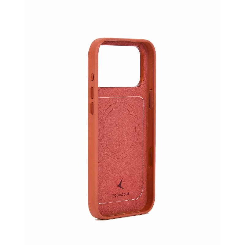Mujjo Troubadour Modular Leather Case nahkümbris Apple iPhone 18 Pro Max / 17 Pro Max jaoks, MagSafe, terrakota