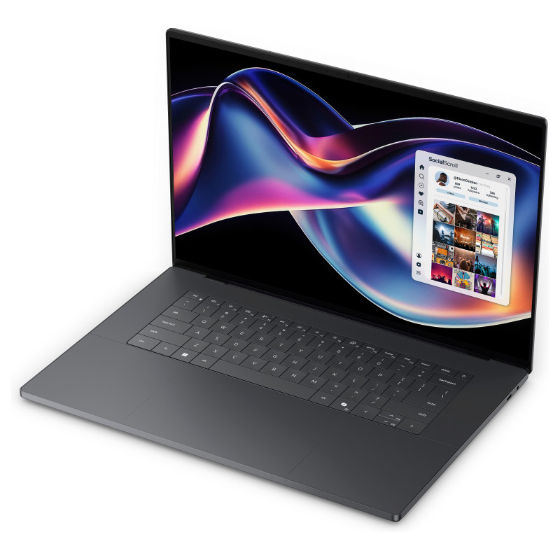 Dell XPS 16 DA16260-945YK 16-tolline puuteekraaniga sülearvuti, Intel Core Ultra X9 388H, 32 GB RAM, 1 TB SSD, Windows 11 Home, grafiit