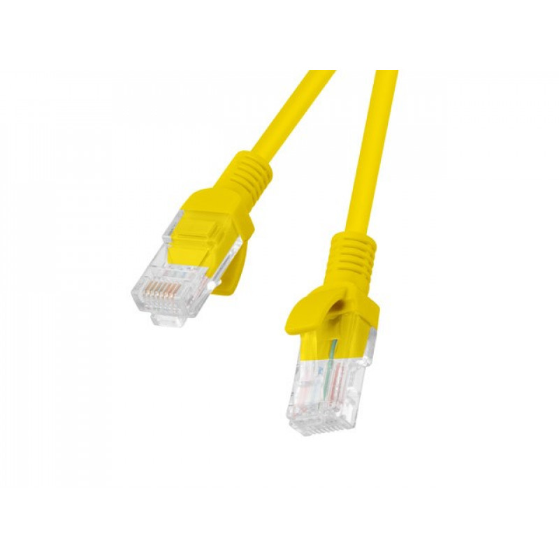 Lanberg PCU6-10CC-0100-Y Cat6 U/UTP võrgukaabel, 1 m, kollane