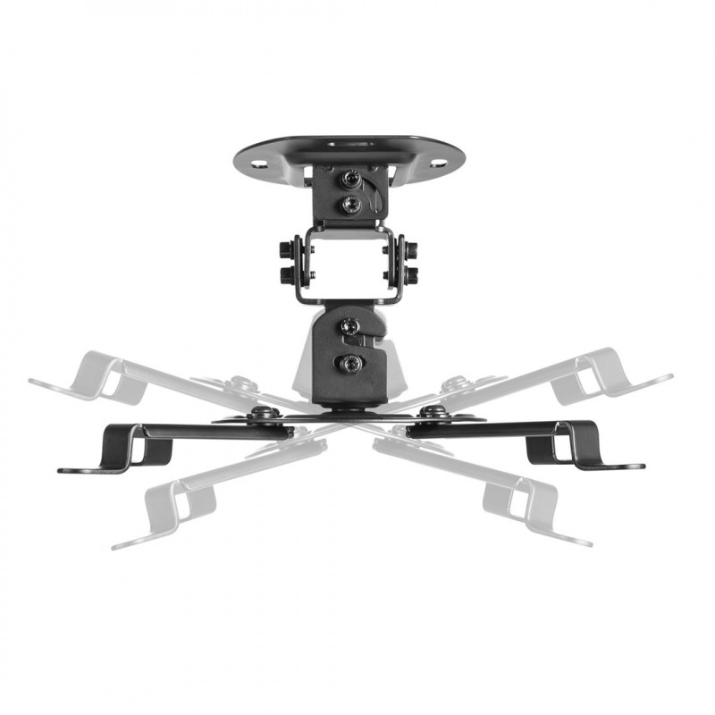 Maclean MC-200 B projektori laekinnitus, 54–320 mm, kuni 13,5 kg, must