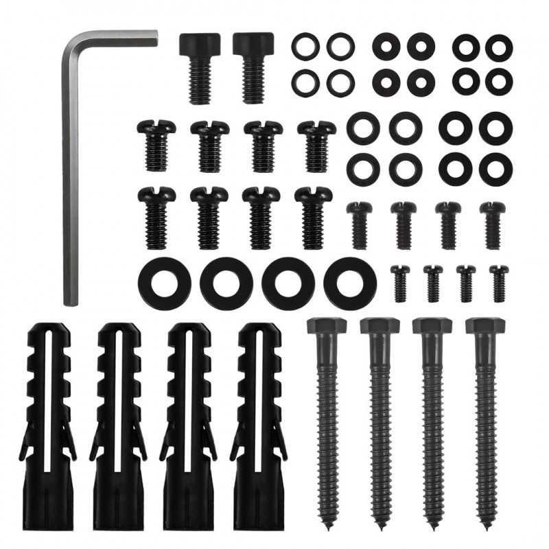 Maclean MC-200 B projektori laekinnitus, 54–320 mm, kuni 13,5 kg, must