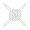 Maclean MC-200 W projektori laekinnitus, teras, 54–320 mm, kuni 13,5 kg, valge