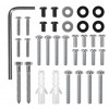 Maclean MC-208 W projektori laekinnitus, teras, 180–310 mm, kuni 15 kg, valge