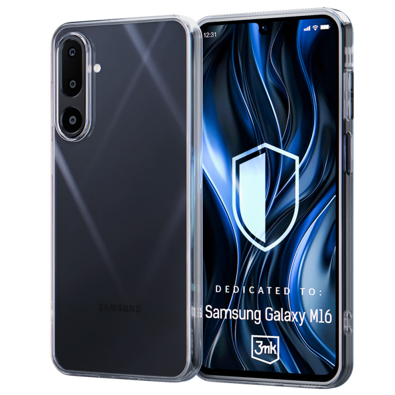 3MK Clear Case ümbris Samsung Galaxy M16 5G jaoks, läbipaistev