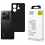 3MK Matt Case Pro ümbris Xiaomi Redmi Note 14 4G jaoks, must