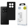 3MK Matt Case Pro ümbris Xiaomi Redmi Note 14 Pro 4G jaoks, must