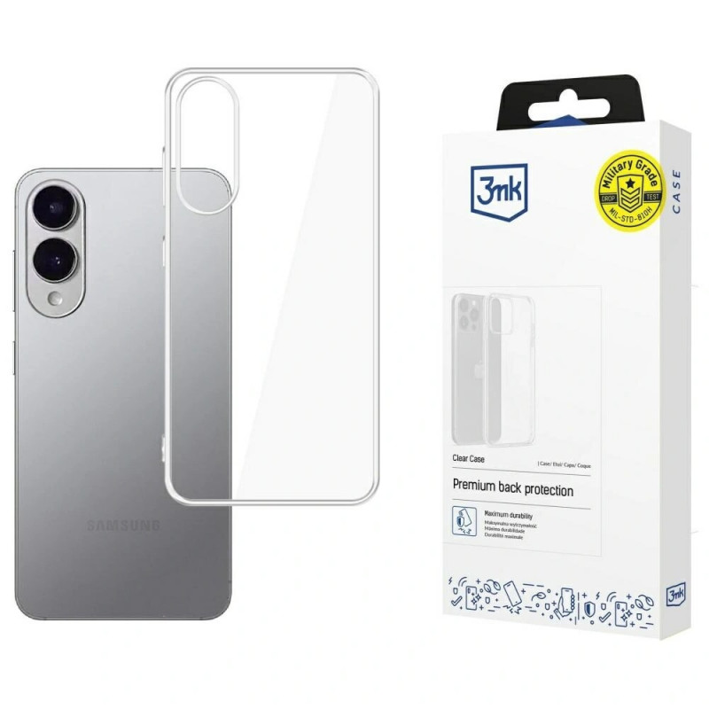 3MK Clear Case ümbris Samsung Galaxy S25 Edge jaoks, läbipaistev