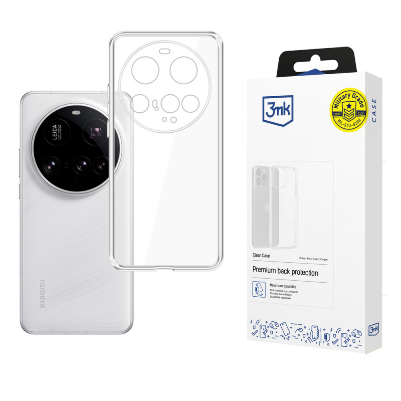 3MK Clear Case ümbris Xiaomi 15 Ultra jaoks, läbipaistev
