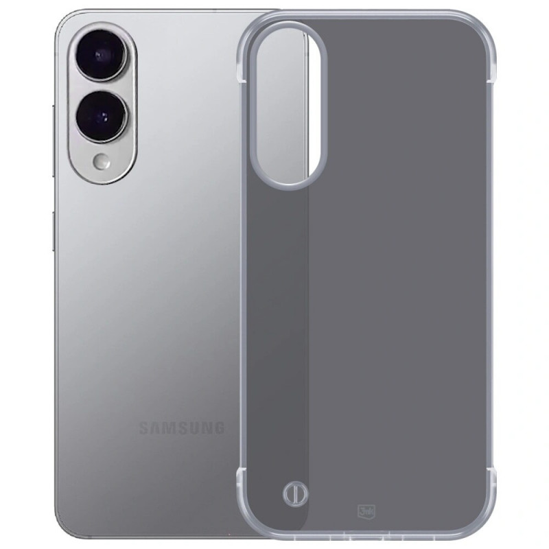 3MK Just20g Matt Case telefoniümbris Samsung Galaxy S25 Edge jaoks, must