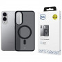 3MK Smoke MagCase telefoniümbris Samsung Galaxy S25 Edge jaoks, must