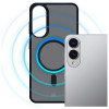 3MK Smoke MagCase telefoniümbris Samsung Galaxy S25 Edge jaoks, must