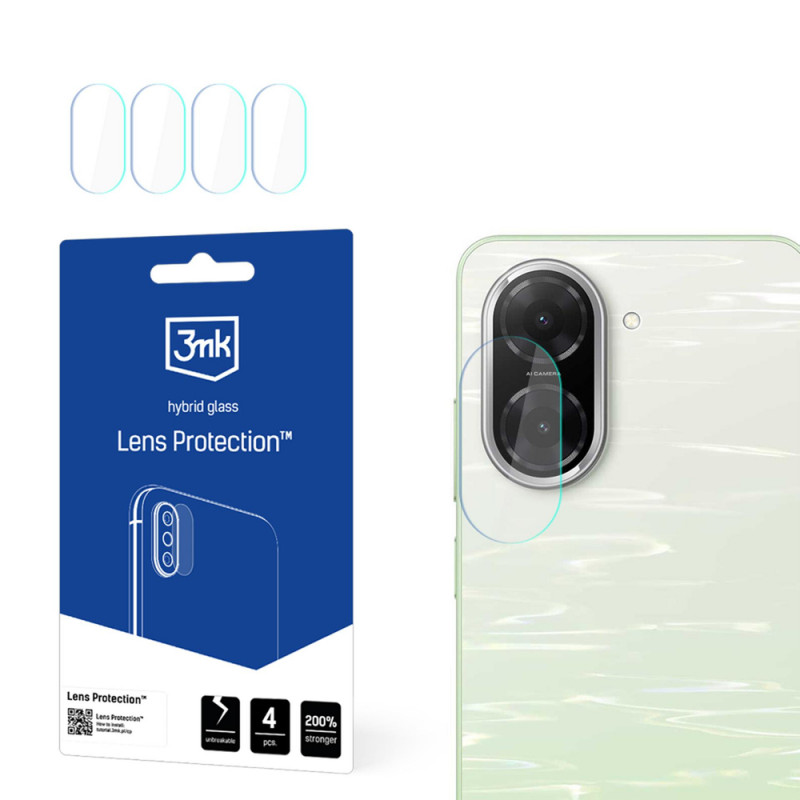 3MK Lens Protection hübriidklaas kaamera objektiivile Xiaomi Redmi A5 4G (4 tk)