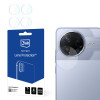 3MK Lens Protection hübriidklaas kaamera objektiivile Xiaomi POCO F7 Pro (4 tk)