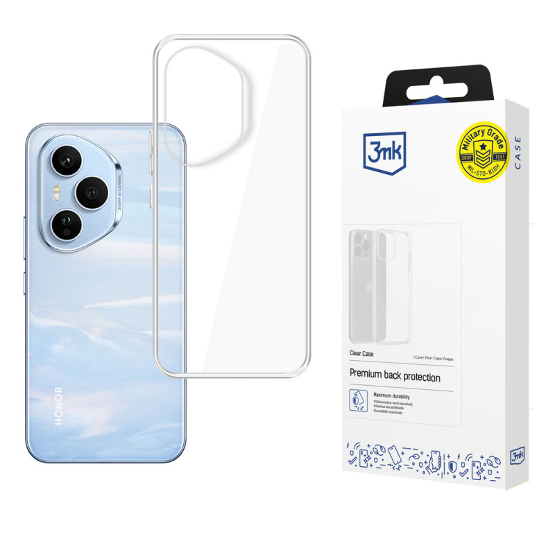 3MK Clear Case ümbris Honor 400 Pro jaoks, läbipaistev