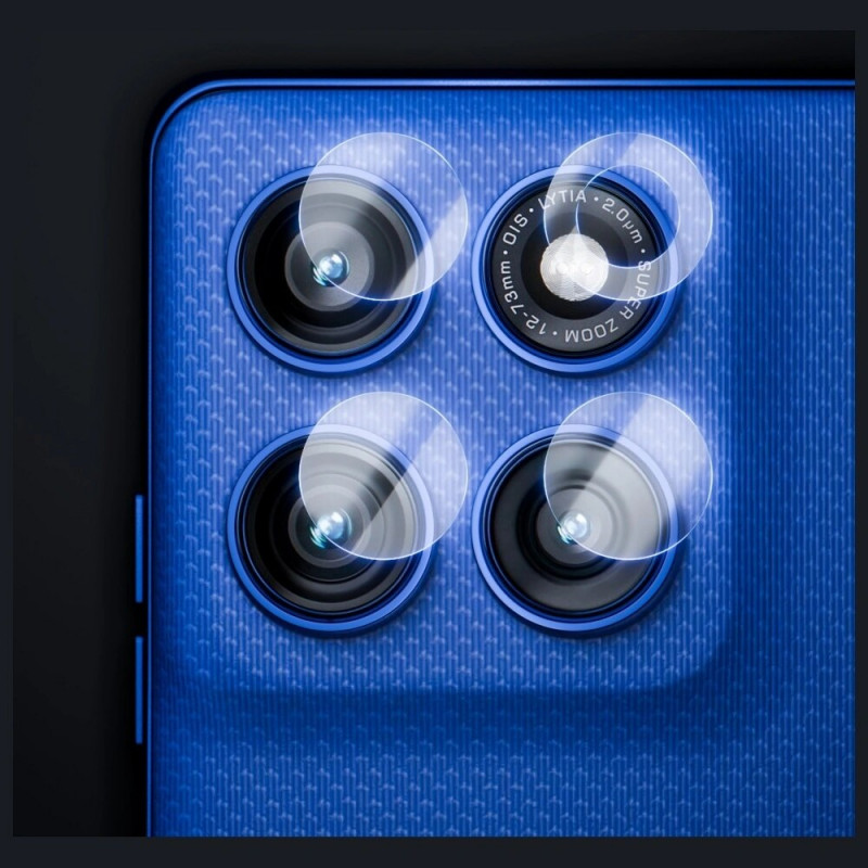 3MK Lens Protection hübriidklaas kaamera objektiivile Motorola Edge 60 Pro (4 tk)