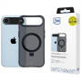 3mk Smoke Case Mag&Stand ümbris Apple iPhone Airile, must