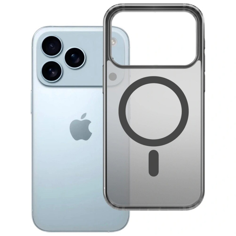3mk Frosty MagCase ümbris Apple iPhone 17 Pro Max, must