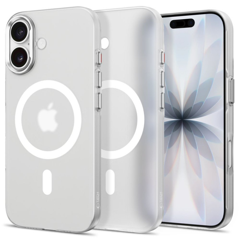 Tech-Protect MagZero MagSafe ümbris Apple iPhone 17 jaoks, matt valge
