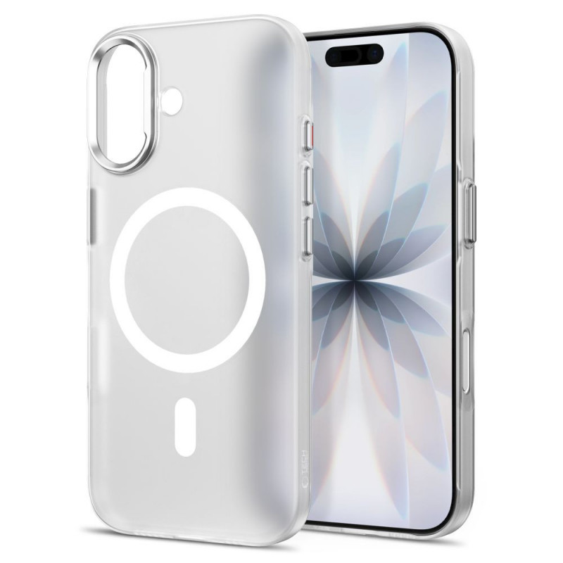 Tech-Protect MagZero MagSafe ümbris Apple iPhone 17 jaoks, matt valge