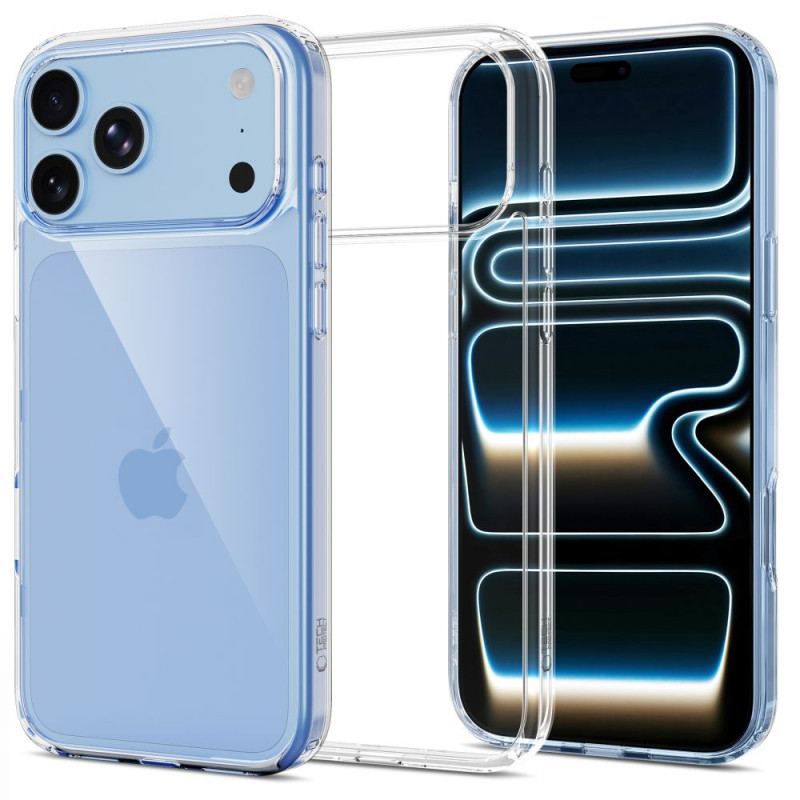Tech-Protect FlexAir Hybrid ümbris Apple iPhone 17 Pro / 18 Pro jaoks, läbipaistev