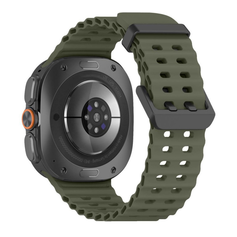 Tech-Protect Iconband Pro kellarihm Samsung Galaxy Watch Ultra 1 / 2 (2024-2026) jaoks, 47 mm, sõjaväeroheline