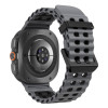 Tech-Protect Iconband Pro kellarihm Samsung Galaxy Watch Ultra 1 / 2 (2024-2026) jaoks, 47 mm, hall ja must