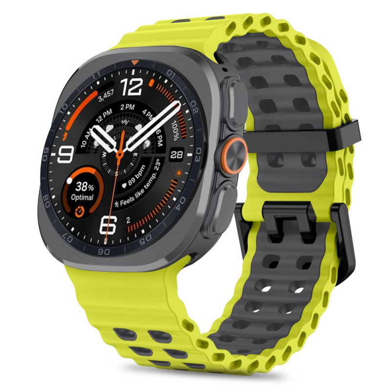Tech-Protect Iconband Pro kellarihm Samsung Galaxy Watch Ultra 1 / 2 (2024-2026) jaoks, 47 mm, laimiroheline ja must
