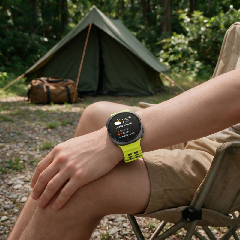 Tech-Protect Iconband Pro kellarihm Samsung Galaxy Watch Ultra 1 / 2 (2024-2026) jaoks, 47 mm, laimiroheline ja must