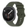 Tech-Protect Silicone Evo kellarihm Samsung Galaxy Watch 8 / 9 / Classic (40 / 44 / 46 mm) jaoks, sõjaväeroheline