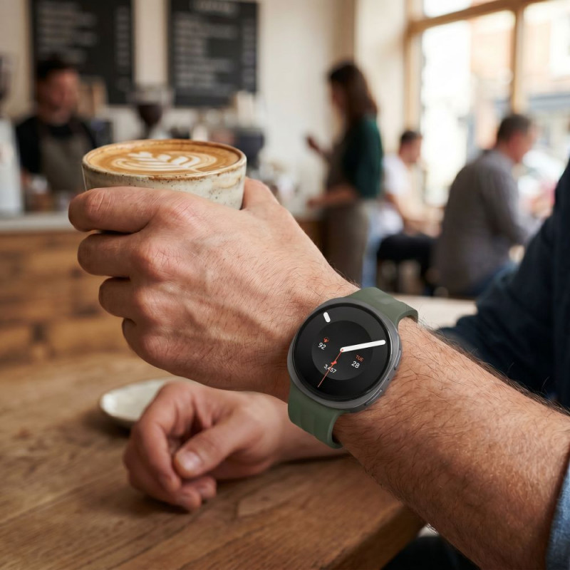 Tech-Protect Silicone Evo kellarihm Samsung Galaxy Watch 8 / 9 / Classic (40 / 44 / 46 mm) jaoks, sõjaväeroheline