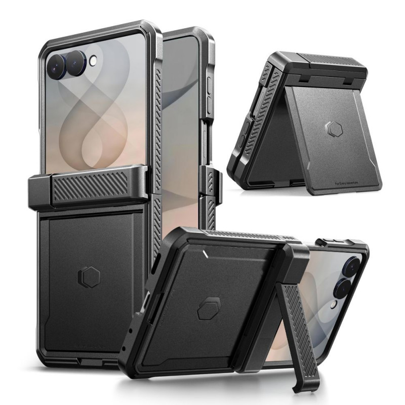 Tech-Protect Kevlar Pro ümbris Samsung Galaxy Z Flip 8 jaoks, must