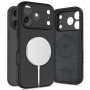 Tech-Protect Silicone MagSafe ümbris Apple iPhone 17 Pro Max'ile, must