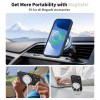 Tech-Protect Silicone MagSafe ümbris Apple iPhone 17 Pro Max'ile, must