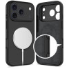 Tech-Protect Silicone MagSafe ümbris Apple iPhone 17 Pro Max'ile, must