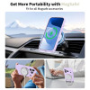 Tech-Protect Silicone MagSafe ümbris Apple iPhone 17 Pro'le, lilla, THP4521