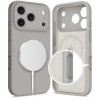 Tech-Protect Silicone MagSafe ümbris Apple iPhone 17 Pro'le, kivihall