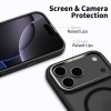 Tech-Protect MagEdge MagSafe ümbris Apple iPhone 17 Pro jaoks, matt must / tume metallhall